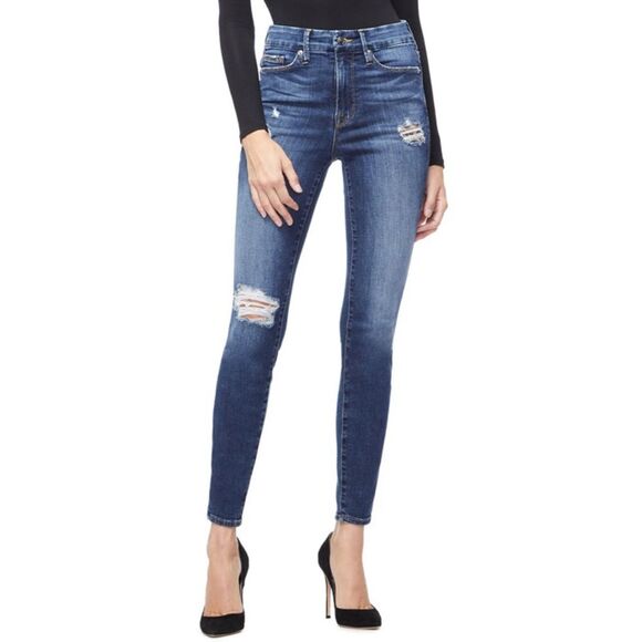 Good American Denim - Good American Good Legs Cheetah Pockets High Waist Jeans 16
